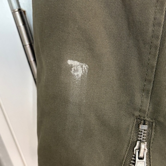 Me Jane L Quilted Olive Green Military Jacket - Picture 10 of 12